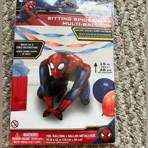 Spider-Man Sitting Multi-Balloon - Red and Blue